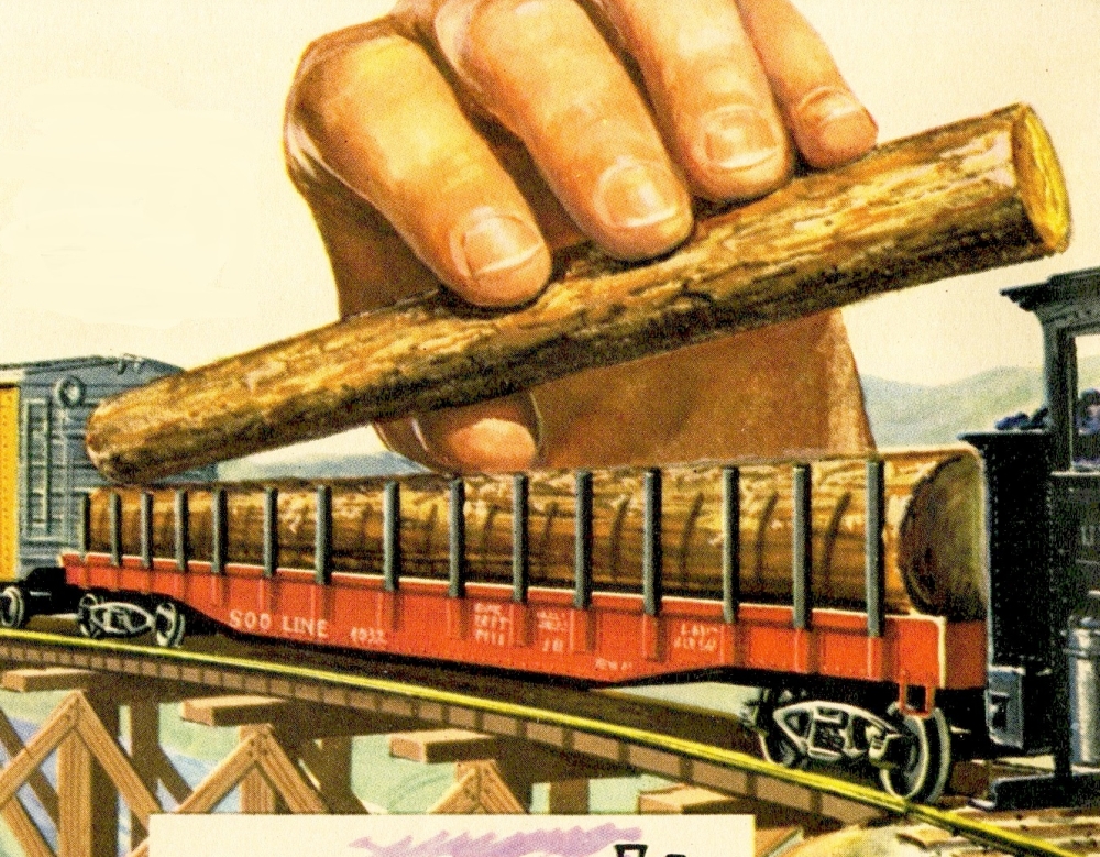 4033 Soo flat with logs